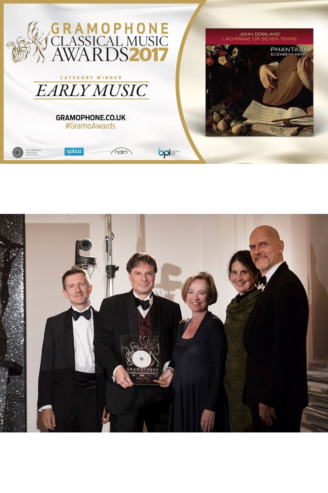 Phantasm win Gramophone Award