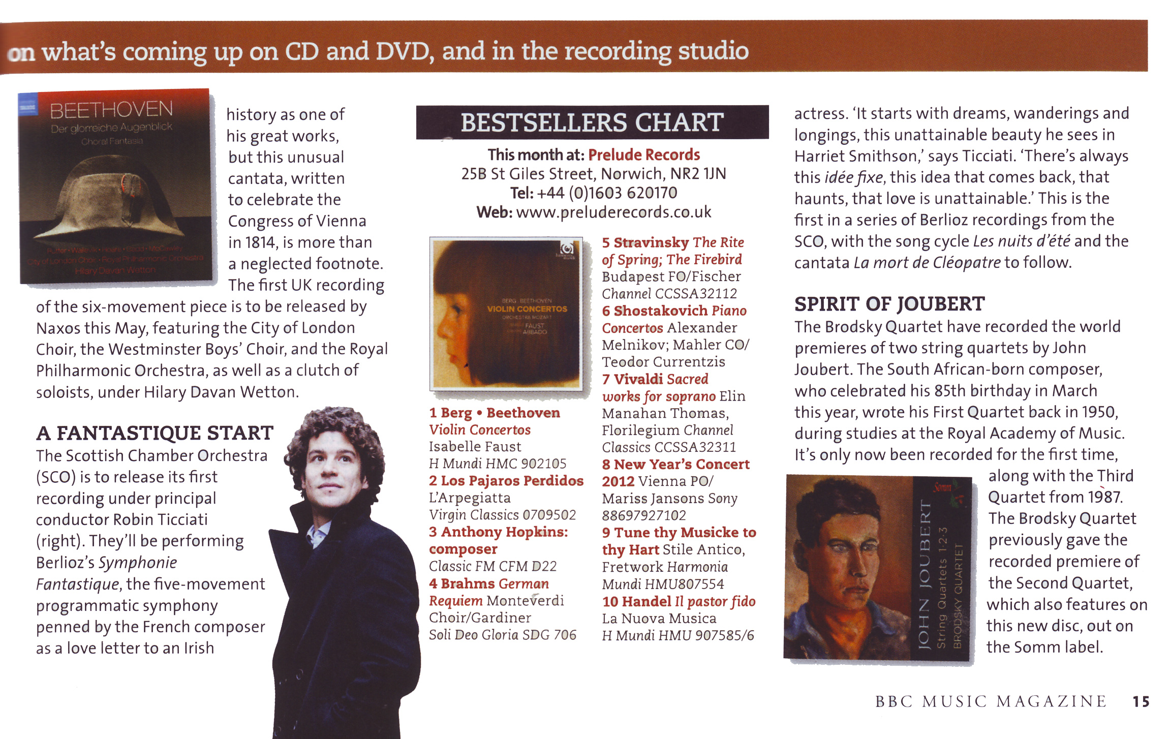 BBC Music Magazine May 2012